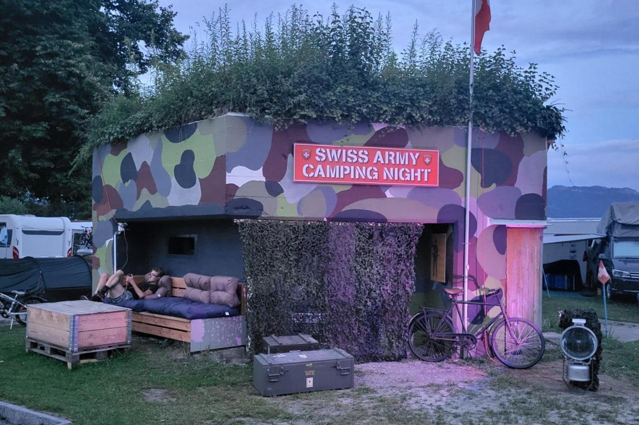 Swiss Army Camping Night / Militaerbunker St. Margrethen Exterior photo